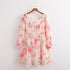 Autumn Girly Ruffled Printed Sweet Super Fairy Gas Dress by Ragazza