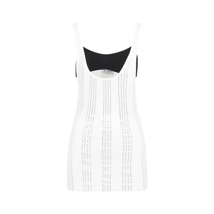 The Attico Flat Ribbed Jersey Tank Top Women by Luosophy