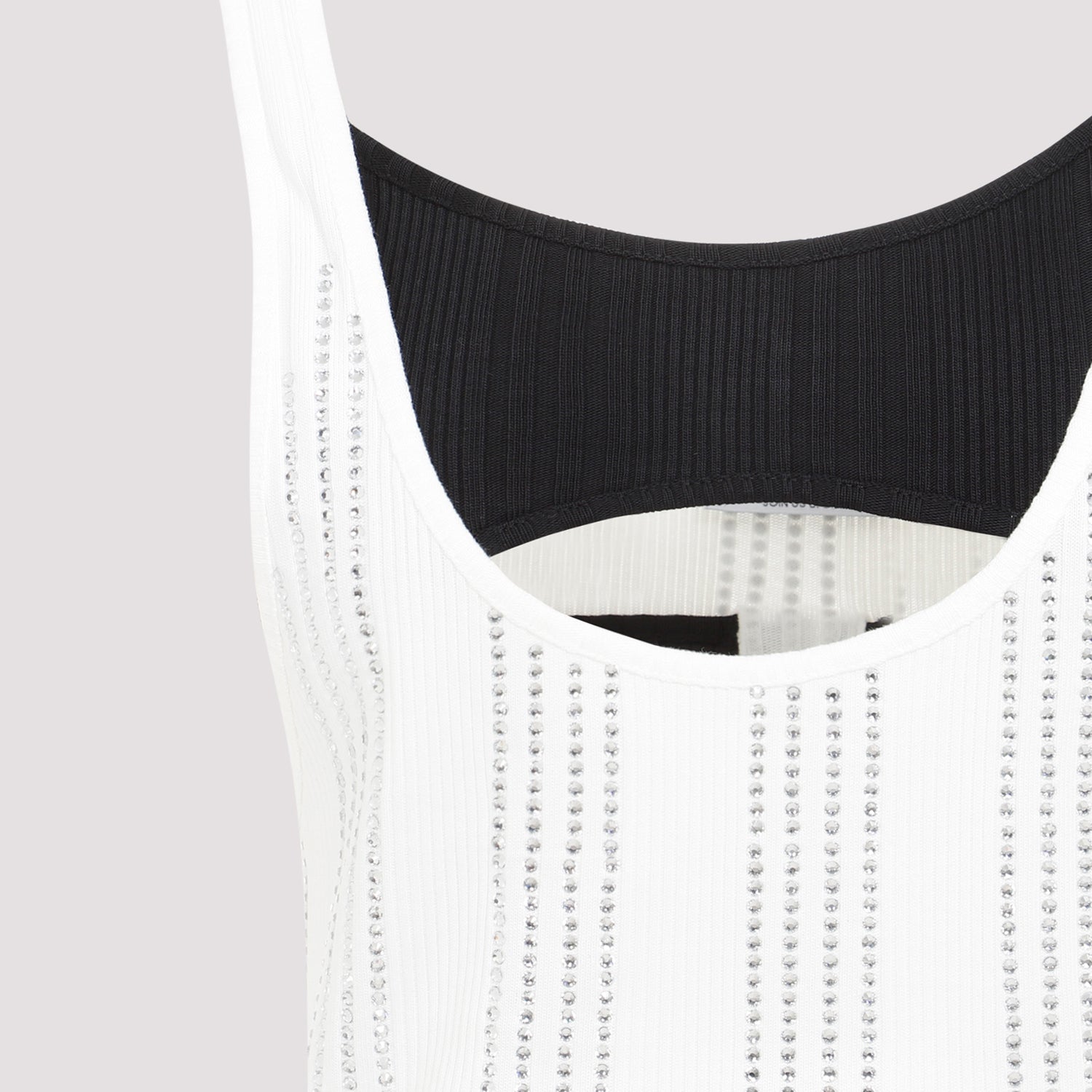 The Attico Flat Ribbed Jersey Tank Top Women by Luosophy