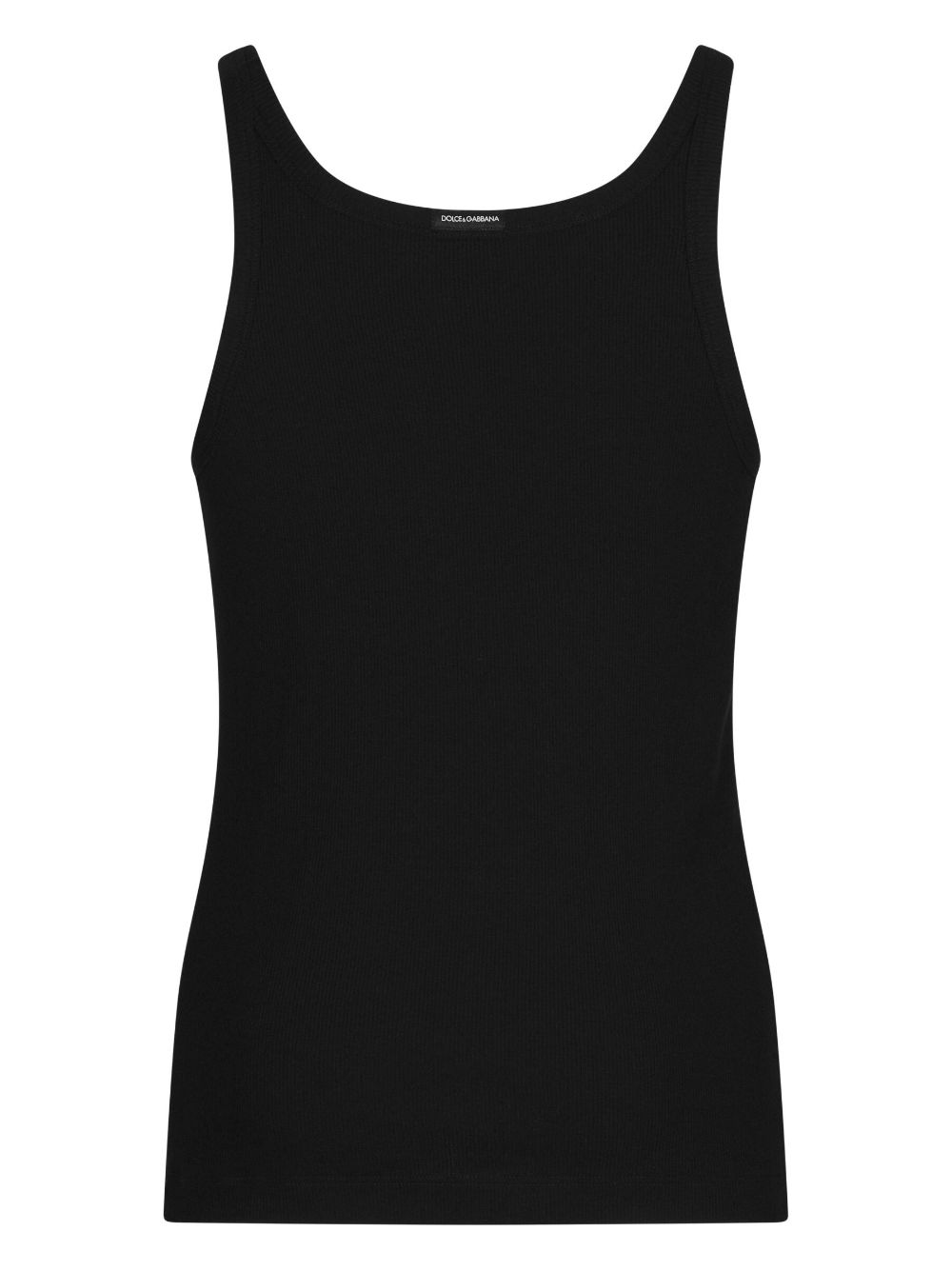 Dolce &amp; Gabbana Men Logo-Patch Cotton Tank Top by Luosophy