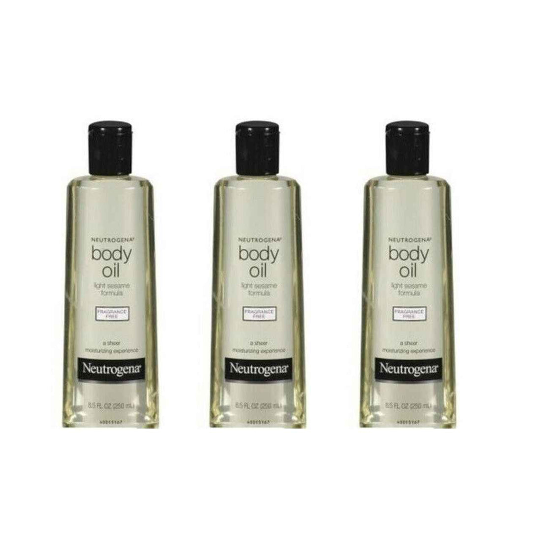 Neutrogena Body Oil Light Sesame Formula, Fragrance Free 8.5 Oz