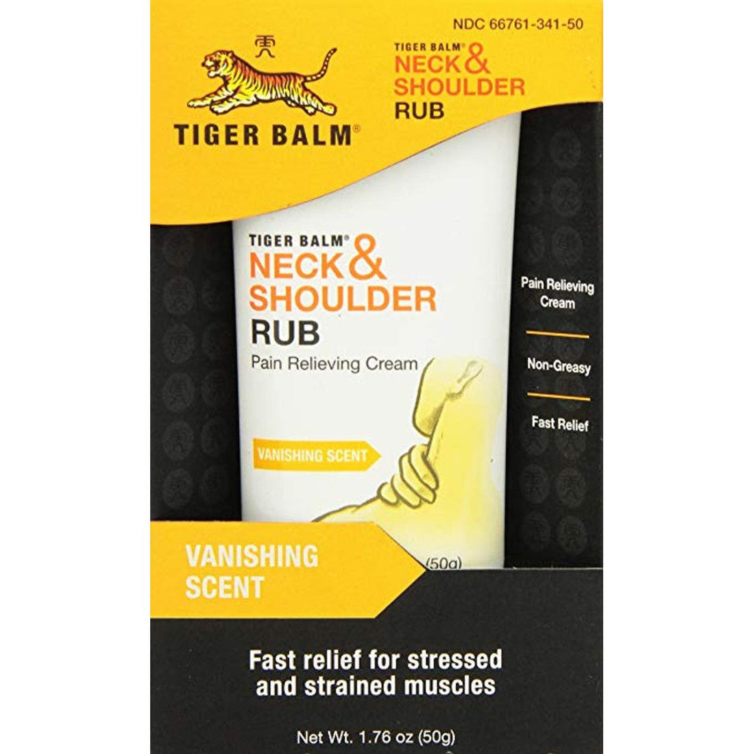 Tiger Balm Neck &amp; Shoulder Rub Vanishing Scent 1.76 Oz by Pasteur Pharmacy