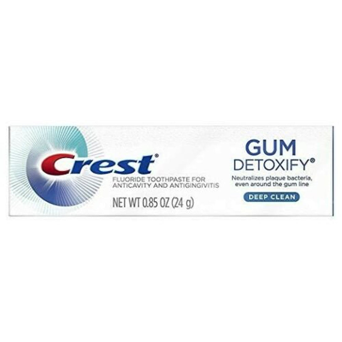 Crest Gum Detoxify Deep Clean Toothpaste Travel Size, 0.85 Oz by Pasteur Pharmacy