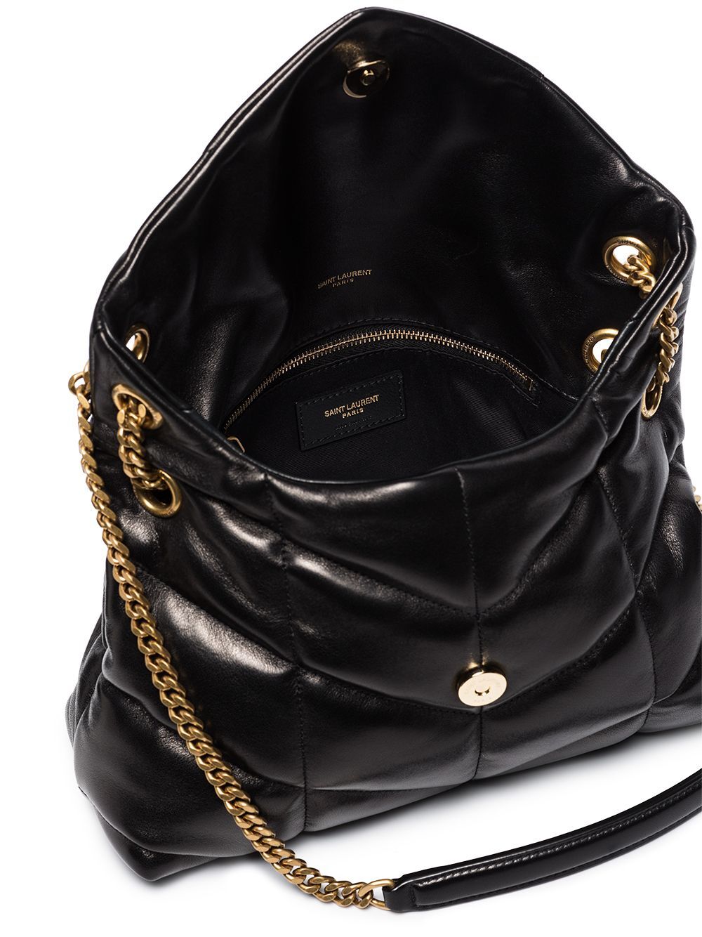 Saint Laurent Women Small Loulou Puffer Bag In Nappa Leather by Luosophy