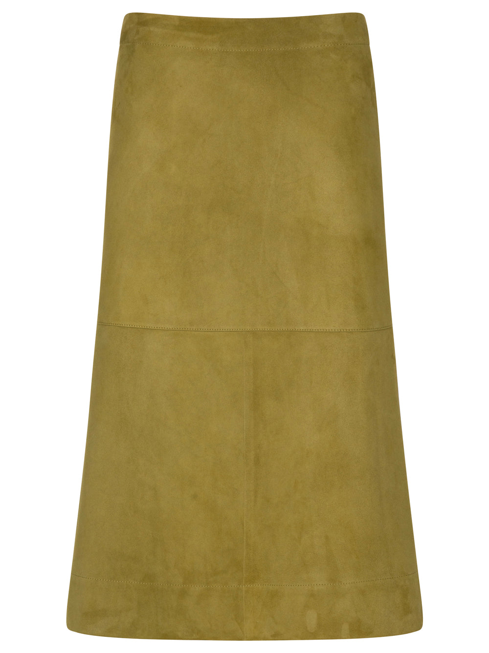 Bottega Veneta Women Suede Leather Midi Skirt by Luosophy