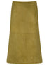 Bottega Veneta Women Suede Leather Midi Skirt by Luosophy
