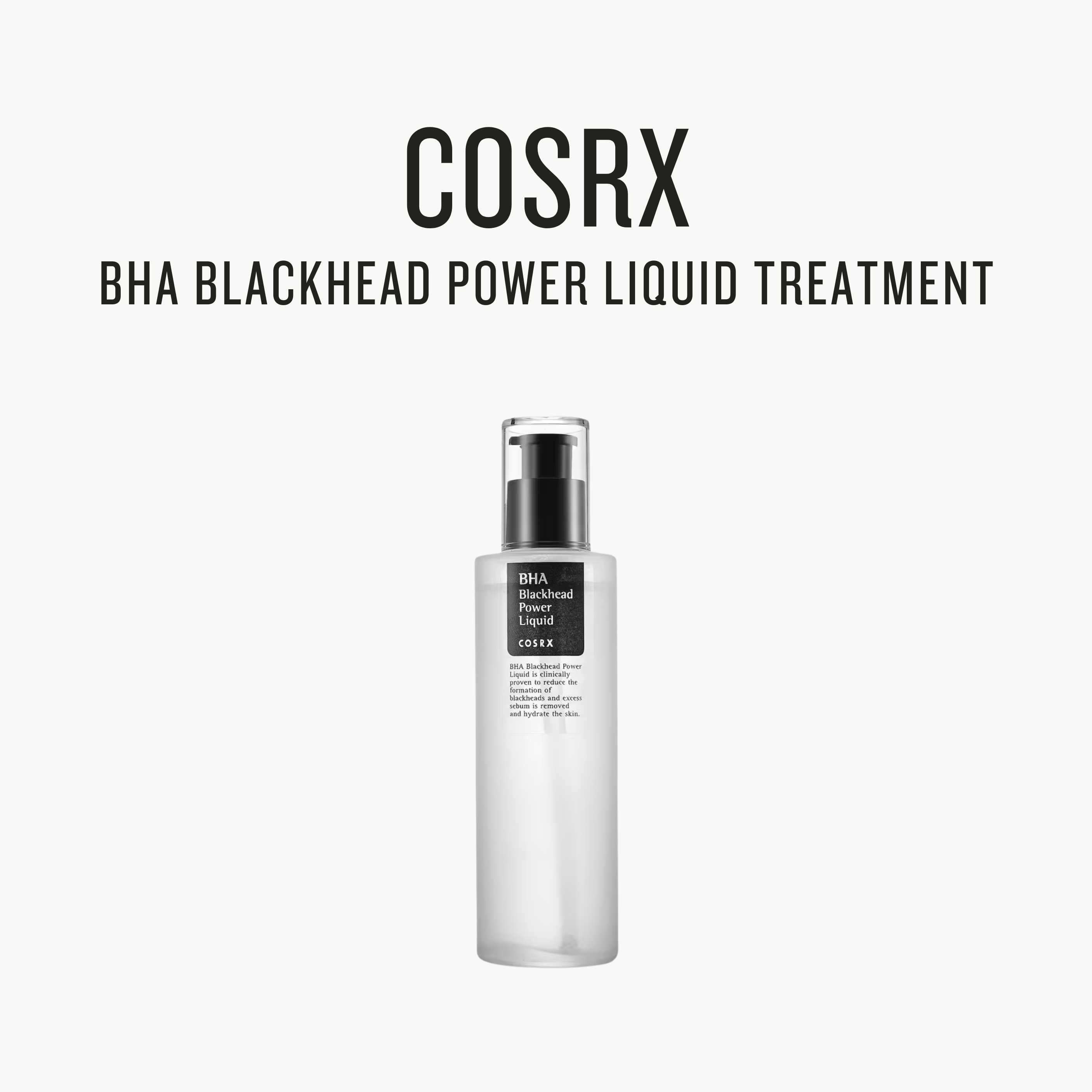 [ COSRX ] BHA Blackhead Power Liquid Treatment by Pi-Boo