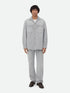Bottega Veneta Men Light Grey Washed Denim Shirt by Luosophy