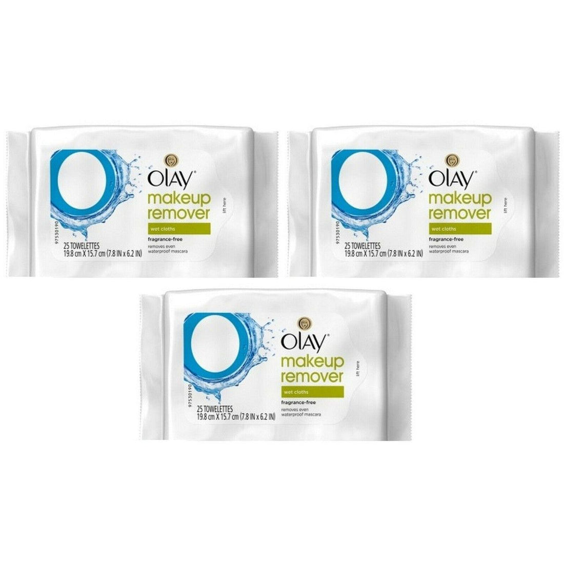Olay Cleanse Makeup Remover Wipes, Fragrance Free, 25 Count by Pasteur Pharmacy