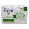 Dove Cool Moisture Beauty Bar Soap, Cucumber & Green Tea, 4x 4.25 oz