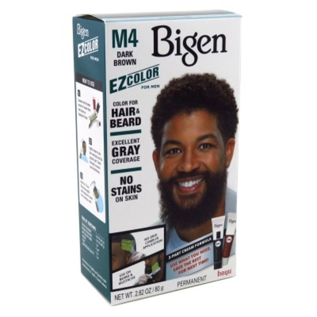 Bigen BL Ez Color For Men M4 Dark Brown Kit by Pasteur Pharmacy