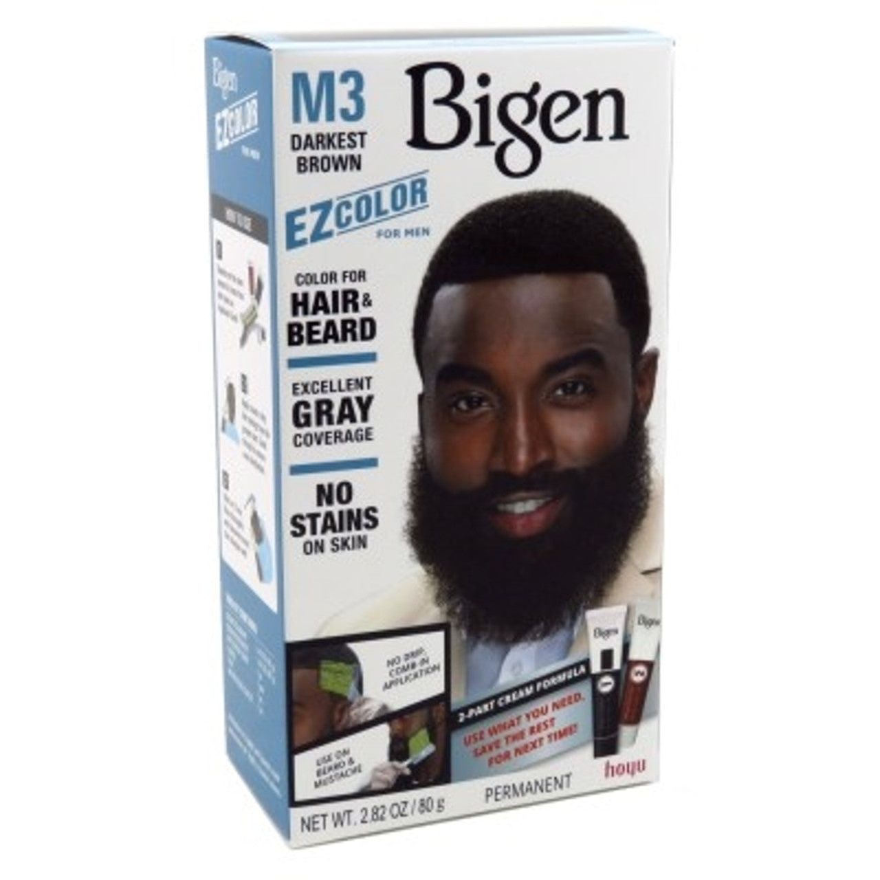 Bigen EZ Color For Men Darkest Brown Kit by Pasteur Pharmacy