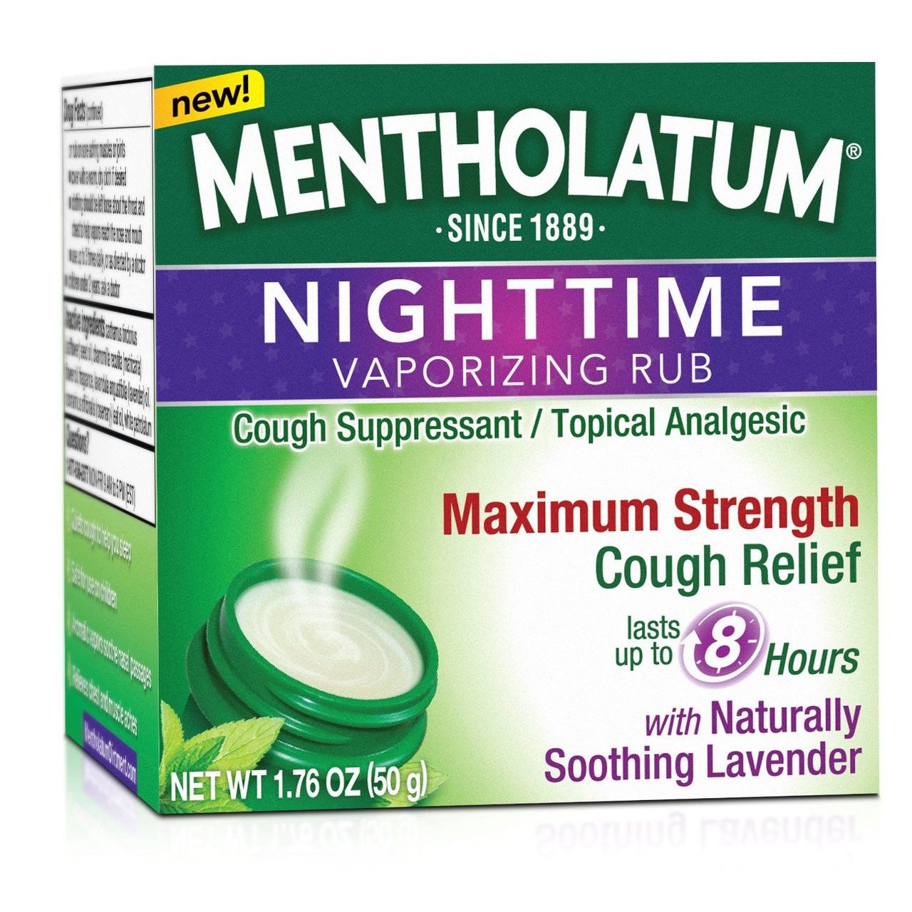 Mentholatum Nighttime Vaporizing Rub Maximum Strength Cough Relief by Pasteur Pharmacy
