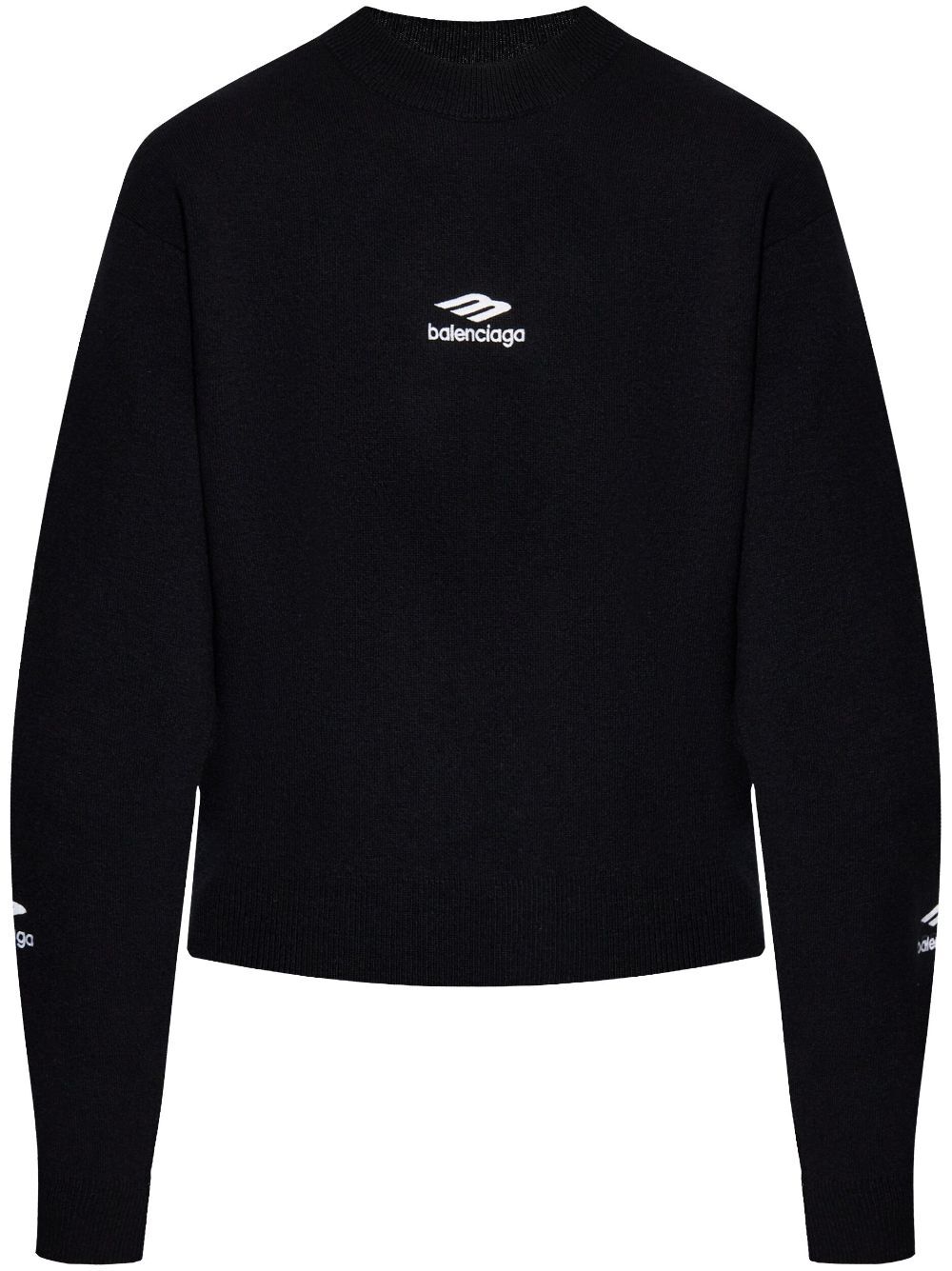 Balenciaga Women Wool Knitted Ski Crewneck by Luosophy
