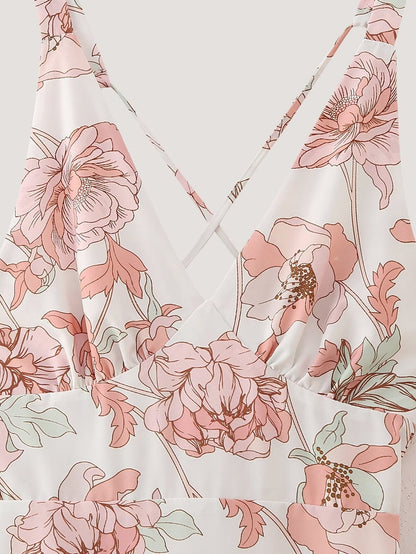 Summer Women Clothing Printed Asymmetric Tiered Dress by Ragazza
