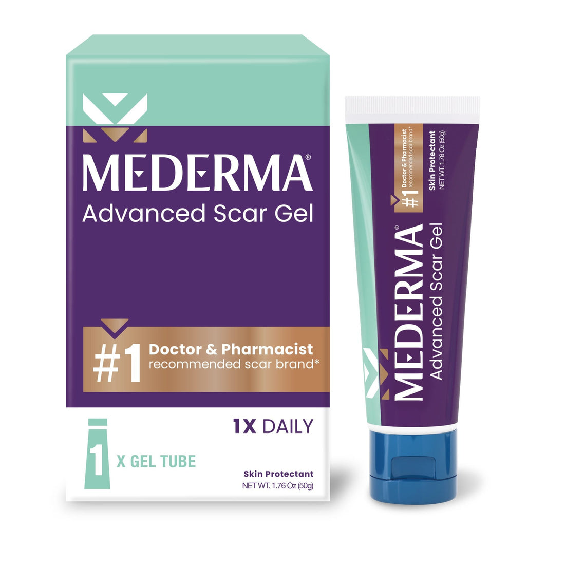 Mederma Advanced Scar Therapy Gel Treats Old And New Scars - 1.76 Oz 