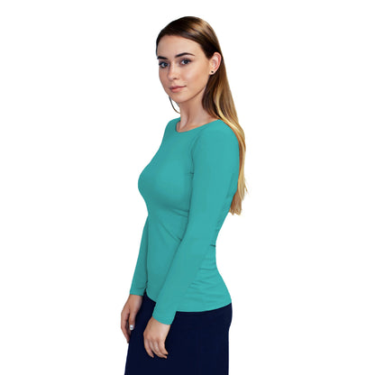 Essential Round-Neck Layering Top - Long Sleeve by Kosher Casual USA
