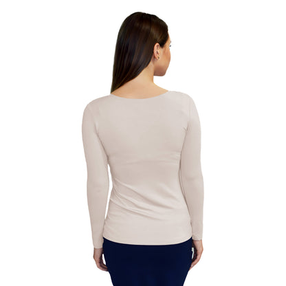 Essential Round-Neck Layering Top - Long Sleeve by Kosher Casual USA