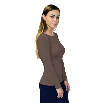 Essential Round-Neck Layering Top - Long Sleeve by Kosher Casual USA