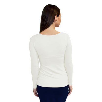 Essential Round-Neck Layering Top - Long Sleeve by Kosher Casual USA