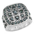 2.60 Carat Genuine Blue Sapphire .925 Sterling Silver Ring by Bids.com