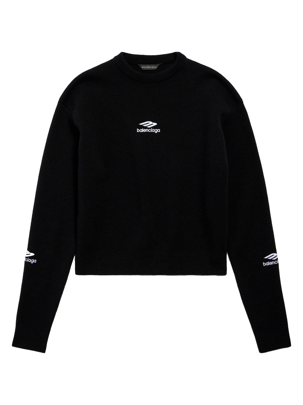 Balenciaga Women Wool Knitted Ski Crewneck by Luosophy