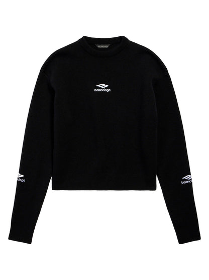 Balenciaga Women Wool Knitted Ski Crewneck by Luosophy