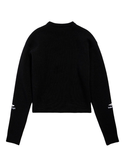 Balenciaga Women Wool Knitted Ski Crewneck by Luosophy