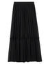 Saint Laurent Women Gonna A Balze In Mussola Di Crêpe Di Seta by Luosophy