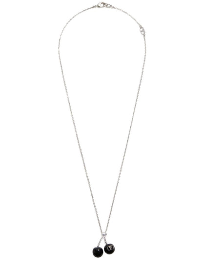 Valentino Garavani Men Chez Valentino Metal And Enamel Necklace