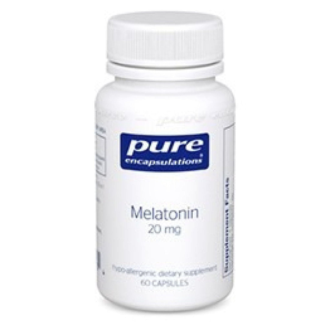 Pure Encapsulations Melatonin 20 Mg, 60 Capsules by Pasteur Pharmacy