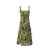 Summer Legal Women Clothing Sling Square Collar Fruit Printed Split Holiday Dress by Ragazza