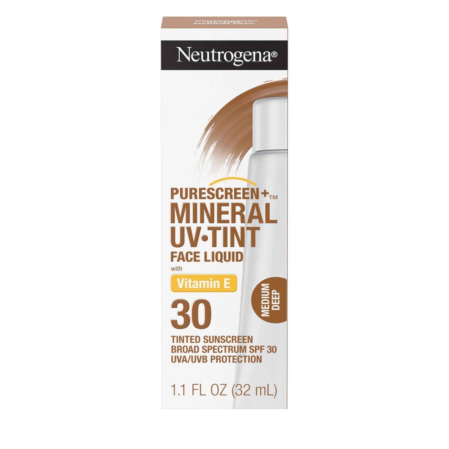 Neutrogena Purescreen Mineral Uv Tinted Face Sunscreen Spf 30 - 1.1 Oz