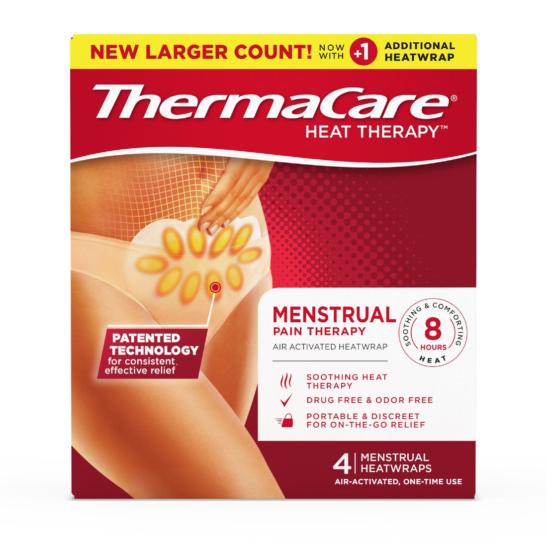 ThermaCare Heatwraps, Menstrual, Pain Therapy by Pasteur Pharmacy