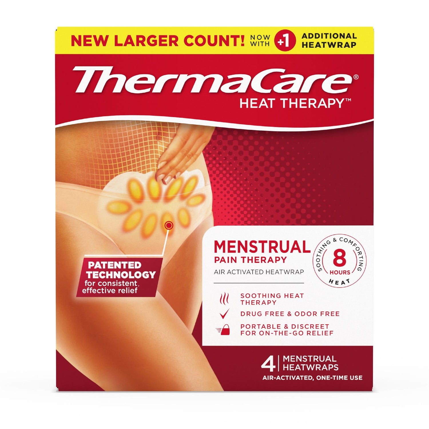 ThermaCare Heatwraps, Menstrual, Pain Therapy by Pasteur Pharmacy