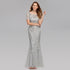 Summer Autumn Banquet Host Slim Mesh Sequ Evening Dress Fishtail Dress for Women by Ragazza