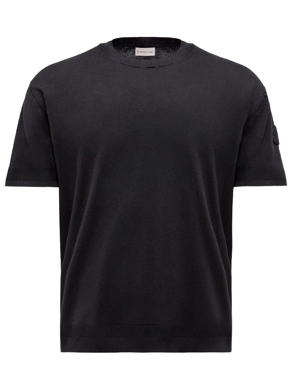 Moncler Men Silk &amp; Cotton Knit T-Shirt by Luosophy