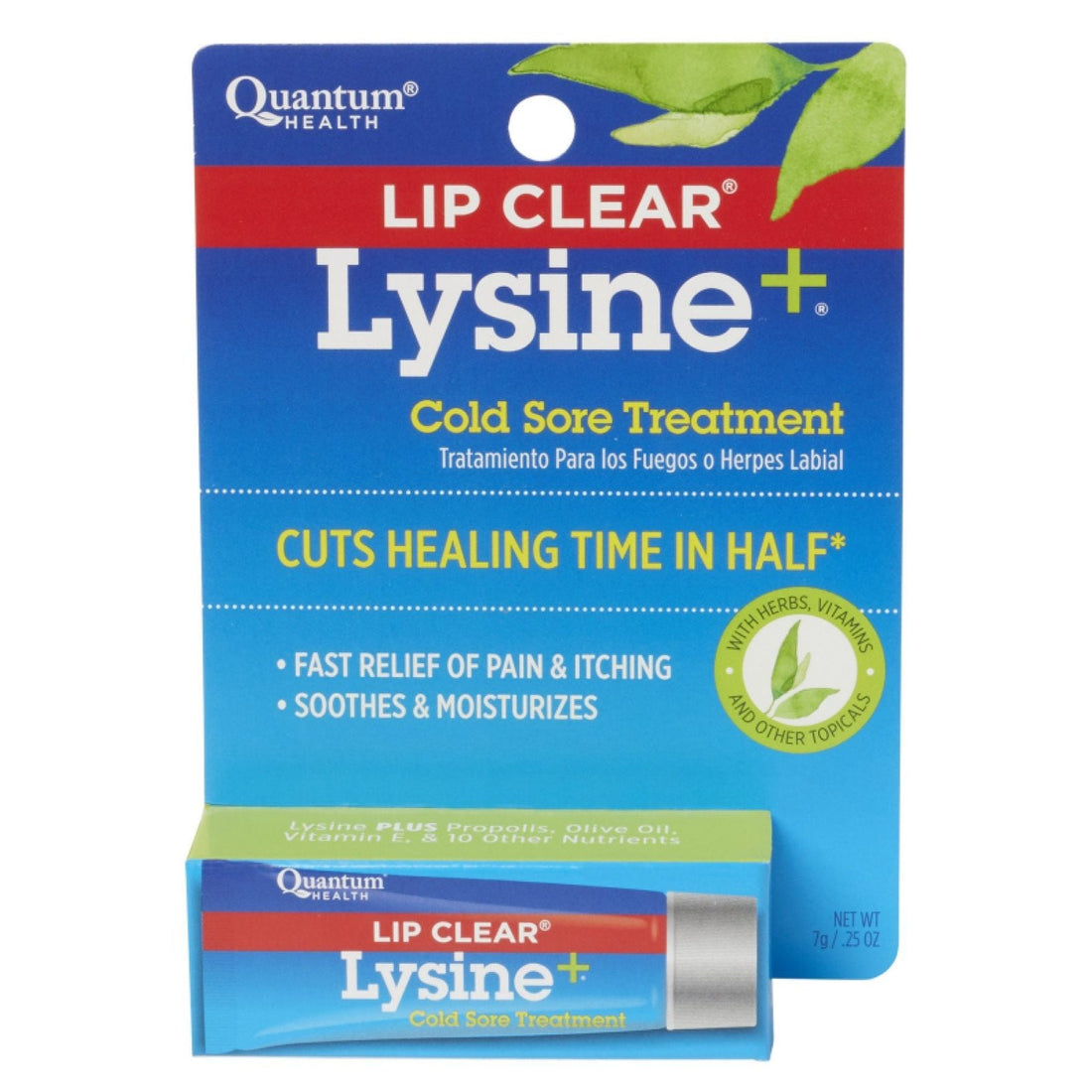 Quantum Health Lysine Plus Cold Sore Treatment Lip Clear Ointment By 0.25 Oz by Pasteur Pharmacy