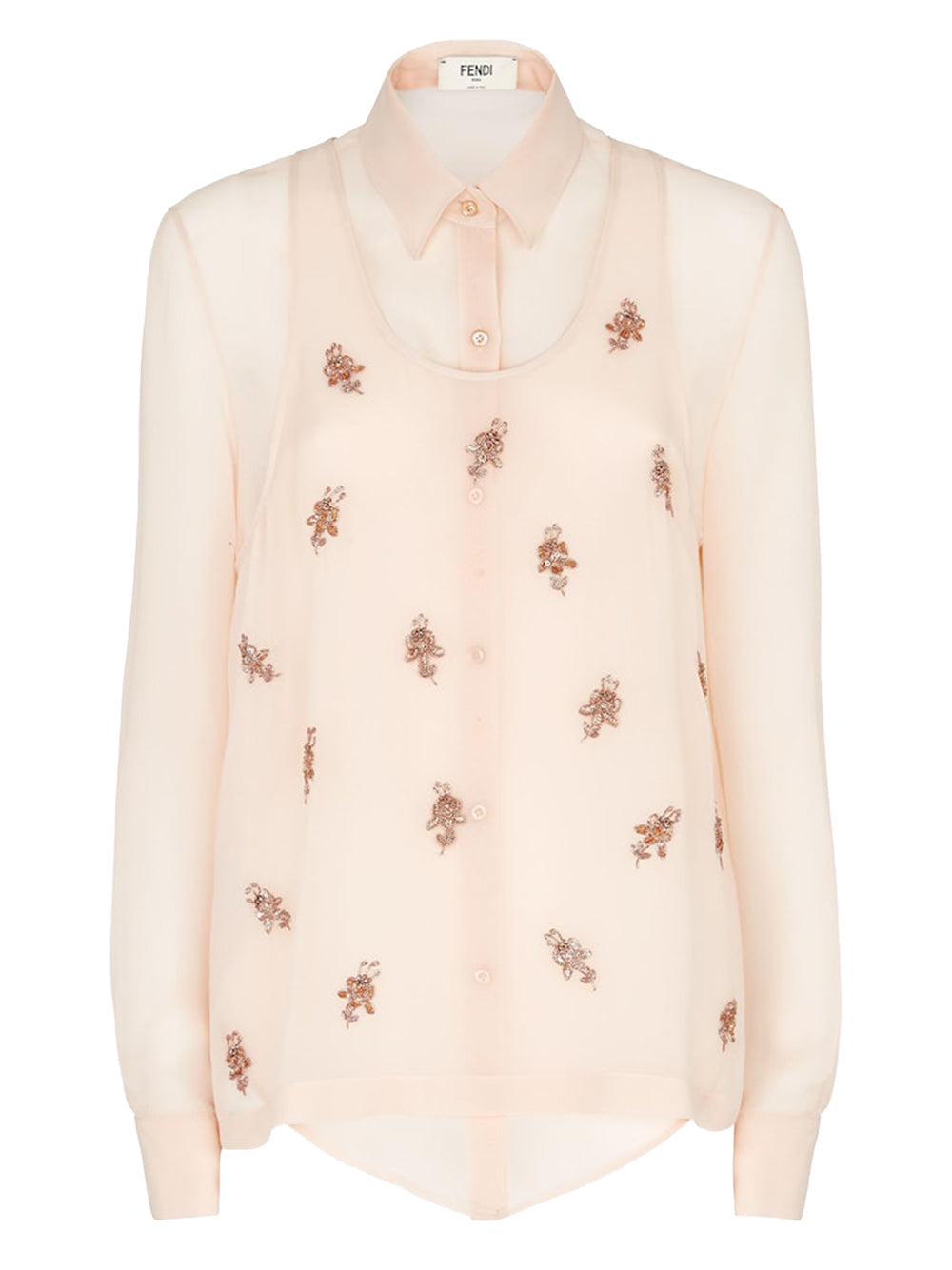 Fendi Women Silk Georgette Top by Luosophy