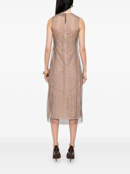 Fendi Women Blooming Lace Midi Dress by Luosophy