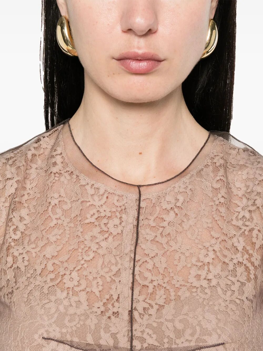 Fendi Women Blooming Lace Midi Dress by Luosophy