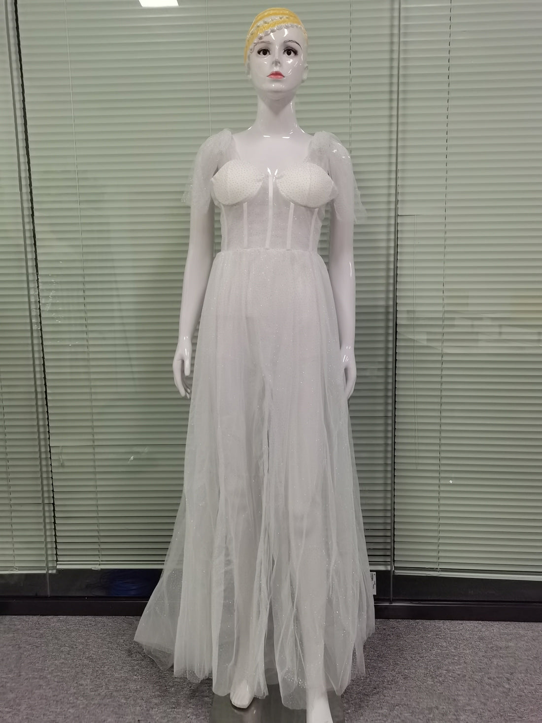 Women Clothing Sexy Sling Backless See-through Wedding Dress Split Dress by Ragazza