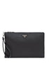 Prada Men Re-Nylon And Saffiano Leather Pouch by Luosophy
