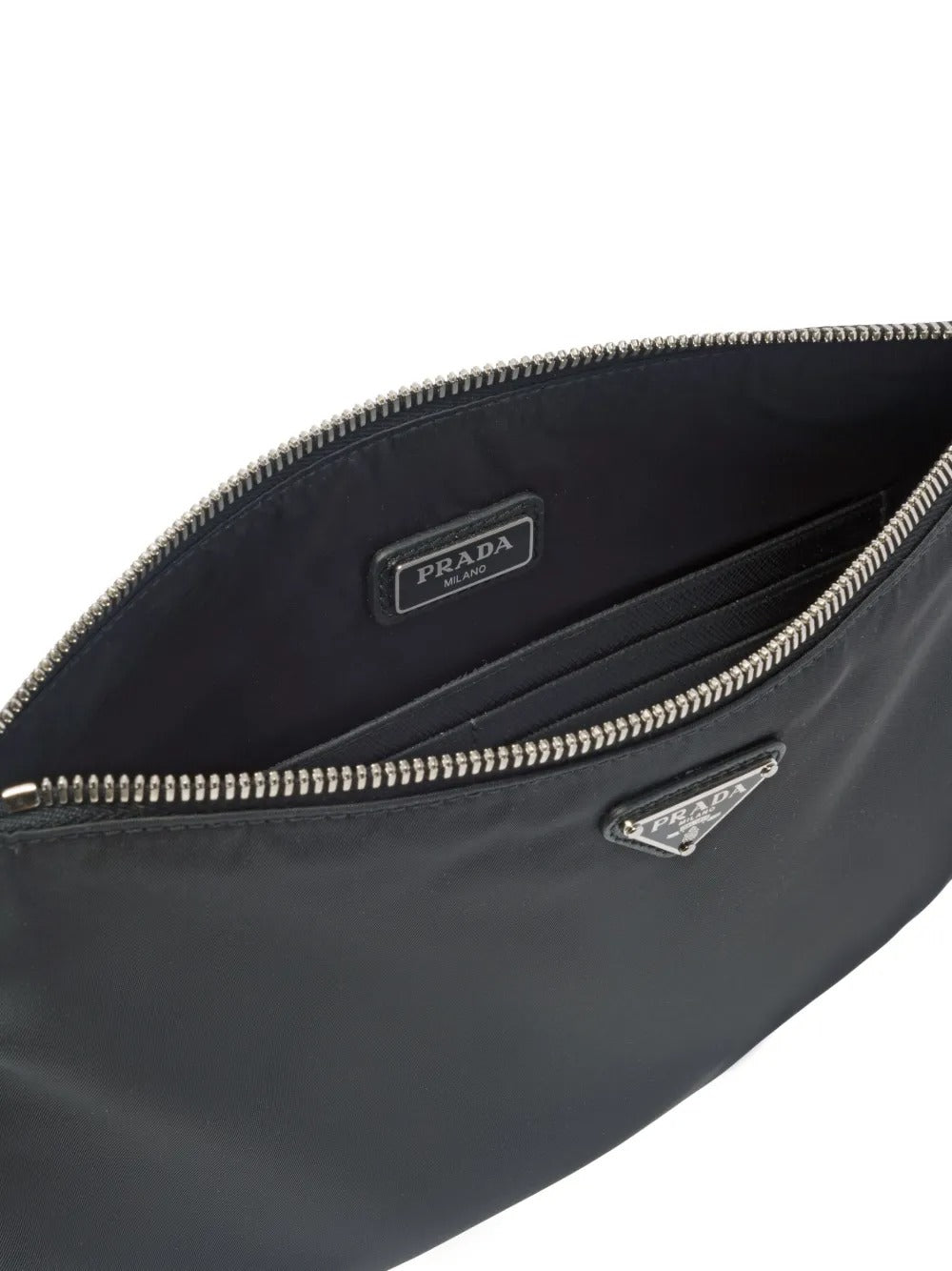 Prada Men Re-Nylon And Saffiano Leather Pouch by Luosophy