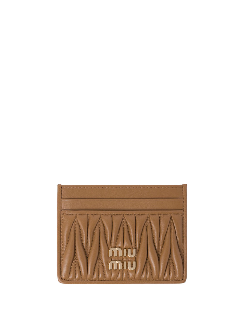 Miu Miu Women Matelassé Nappa Leather Card Holder by Luosophy