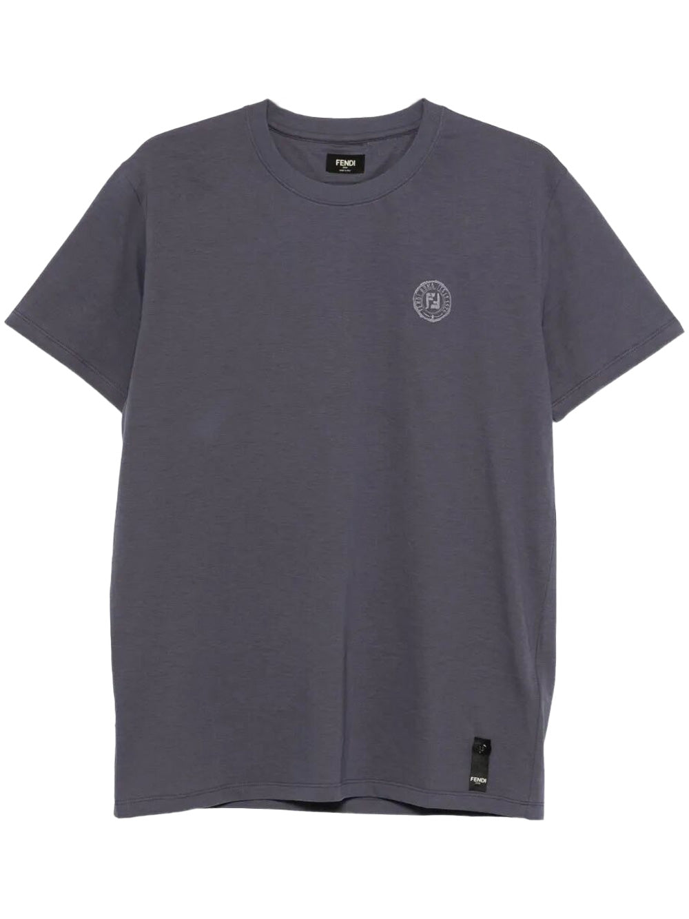 Fendi Men Ff Postcards Logo Print Cotton T-Shirt by Luosophy