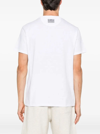 Fendi Men Ff Postcards Logo Print Cotton T-Shirt by Luosophy