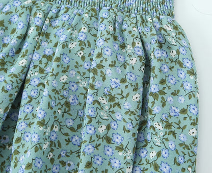 Summer Pastoral Fresh Slim Fit Tied Printing Slip Dress Women by Ragazza