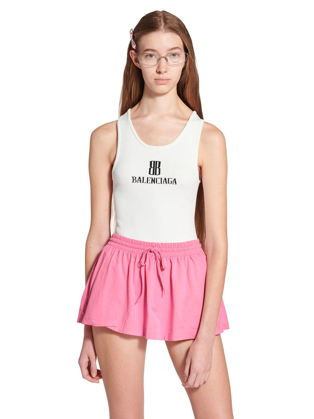 Balenciaga Women Nano Bb Tank Top by Luosophy