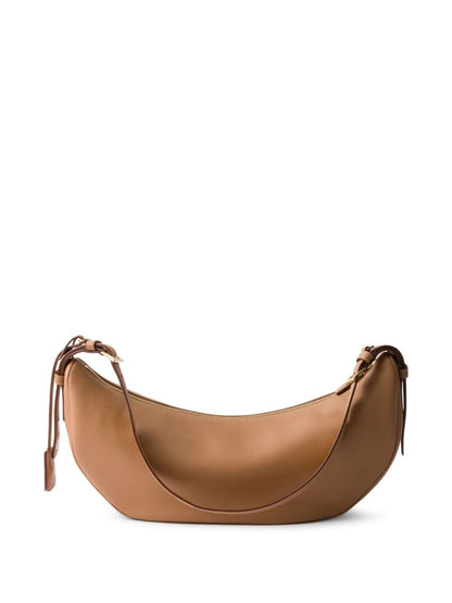Prada Women Prada Demi-Lune Large Leather Shoulder Bag by Luosophy